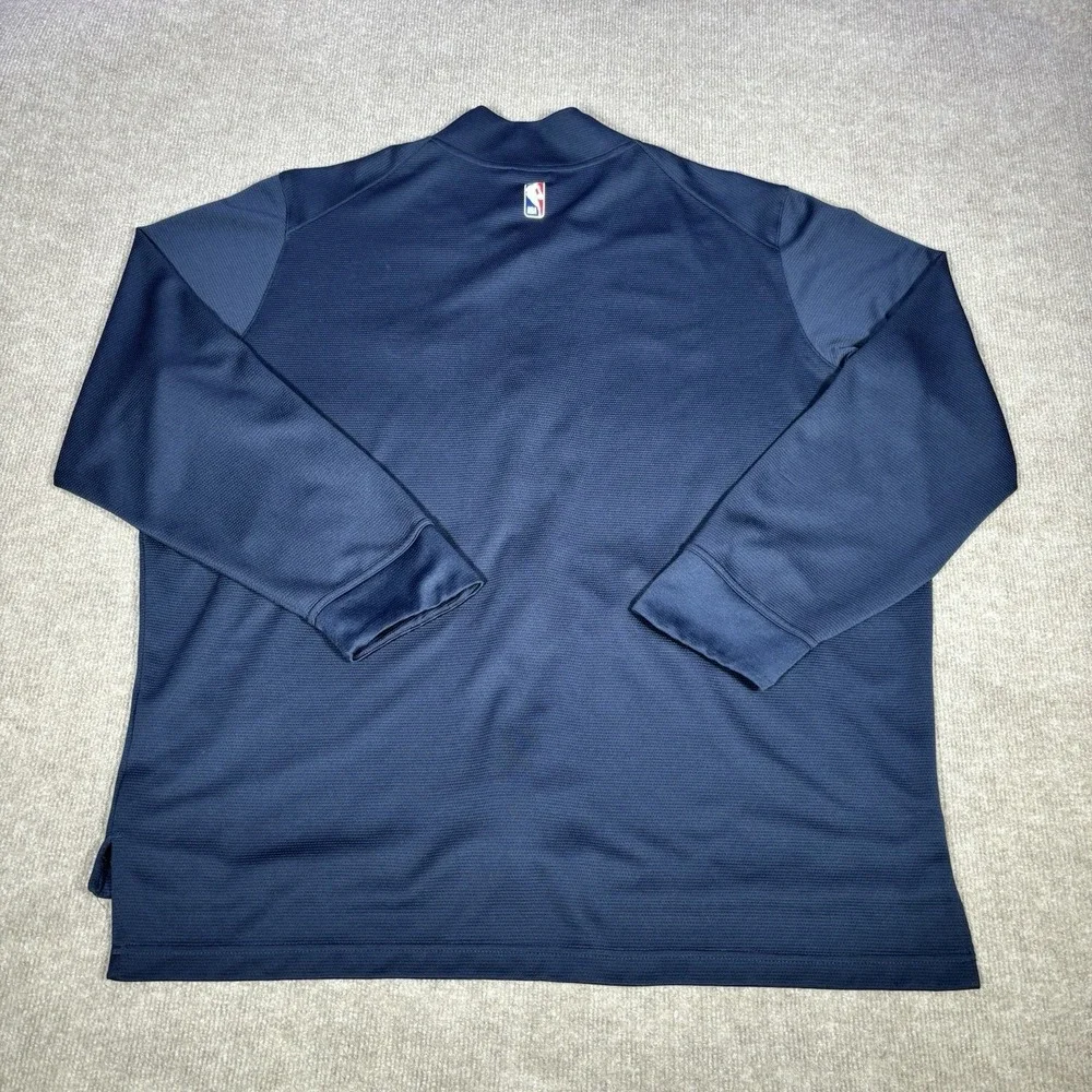 Nike Los Angeles‎ Clippers Warm Up Jacket Mens XXL Full Zip Blue Dri Fit Logo